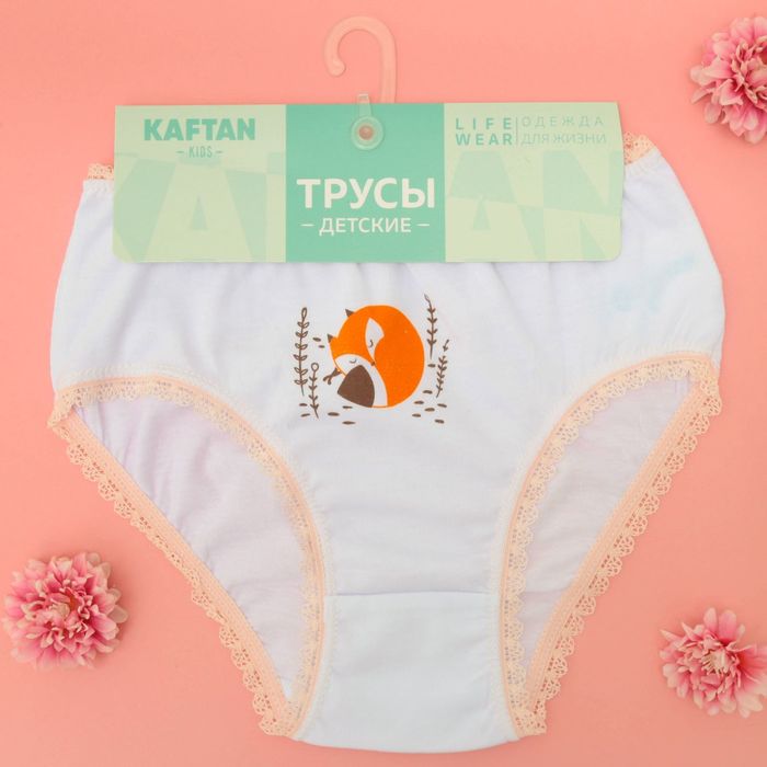 Трусы детские KAFTAN "Лисенок" рост 110-116 (32), 5-6 лет 100% хлопок