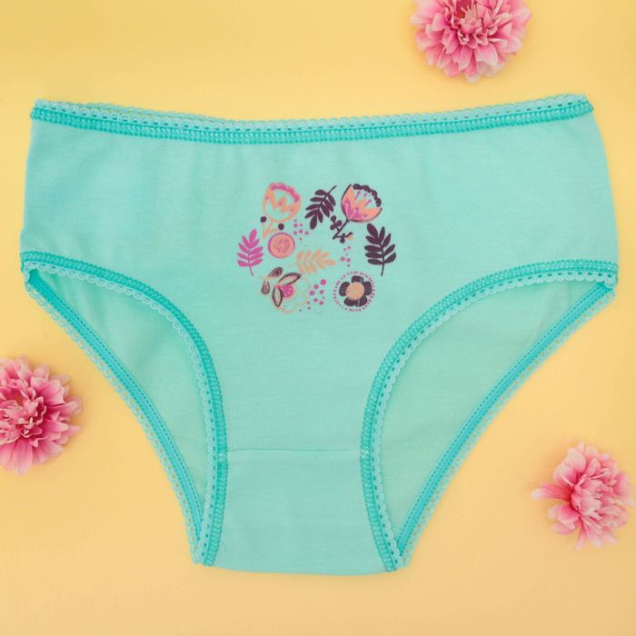 Набор трусов детских KAFTAN "Цветы" 2 шт, рост 110-116 (32), 5-6 лет 100% хлопок