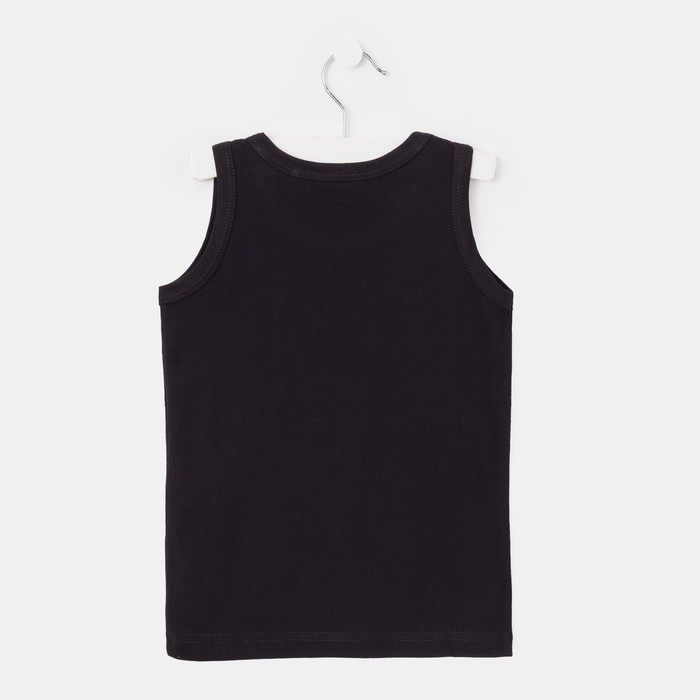 Майка для мальчика, рост 104-110 см (30), цвет чёрный