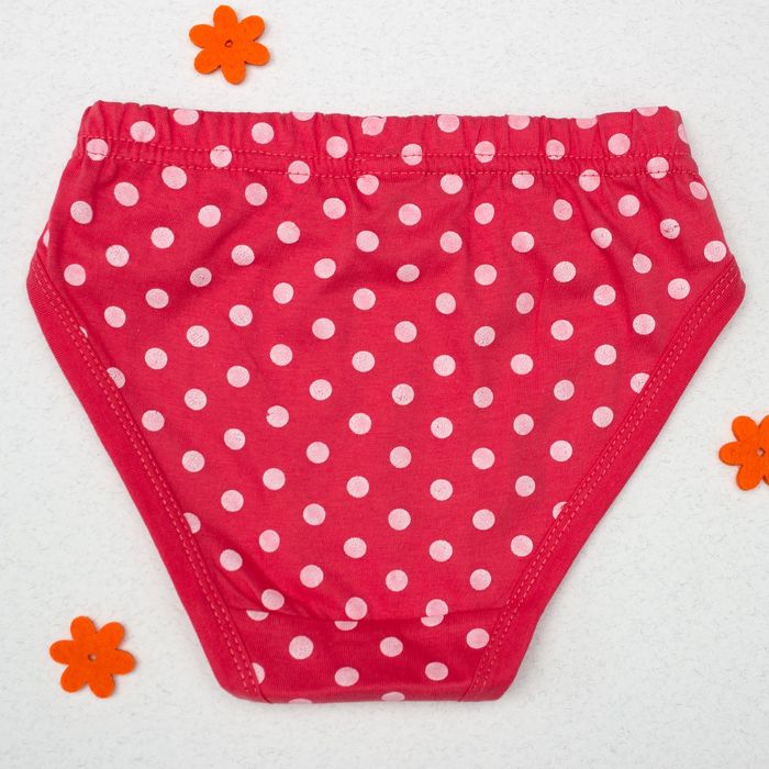 Трусы для девочки, рост 128-134 см (36), цвет красный