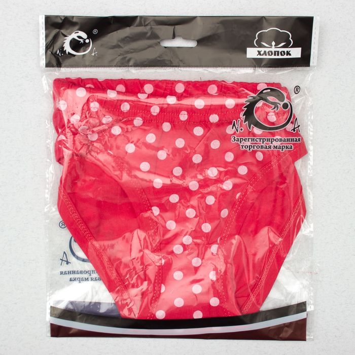 Трусы для девочки, рост 128-134 см (36), цвет красный