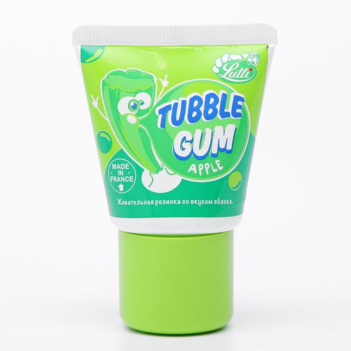 фото Жевательная резинка lutti tubble gum apple, со вкусом яблока, 35 г