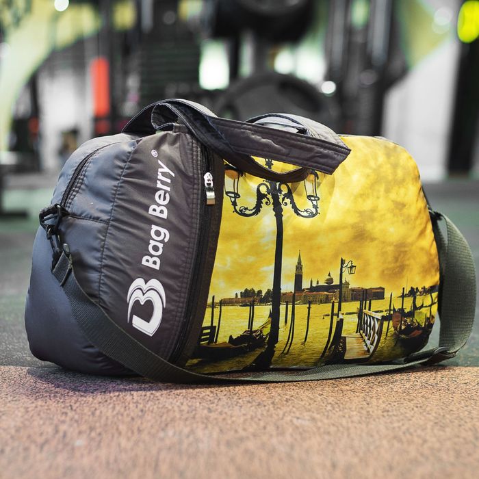 Сумка спорт "Фитнес", 50*18*30, отд на молнии, н/карман, рег ремень,  Причал