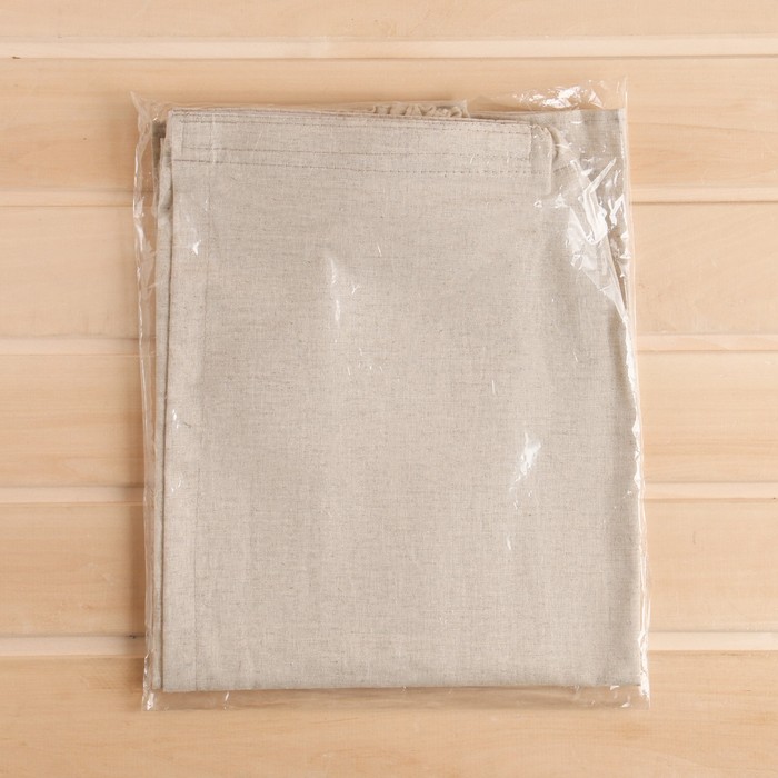 Килт для бани и сауны "Добропаровъ", мужской, льняной, белый