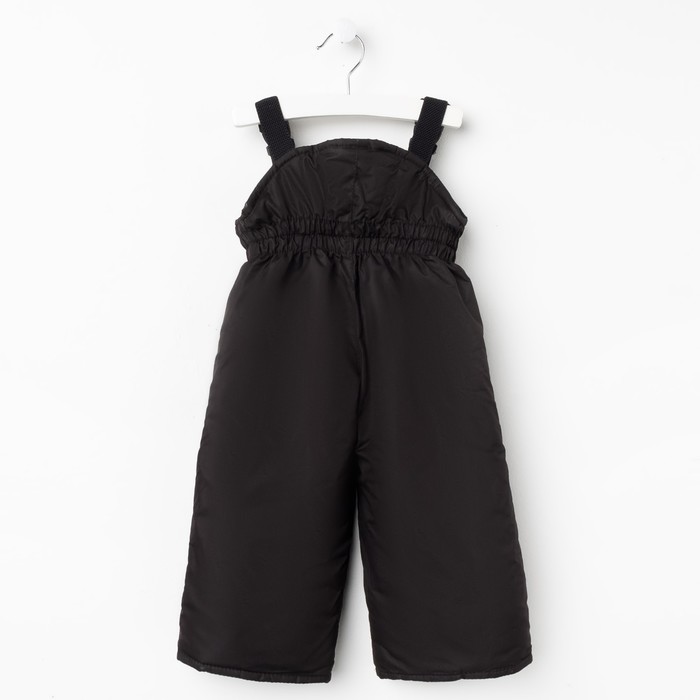 Полукомбинезон, рост 86, цвет чёрный ДЗ-0311