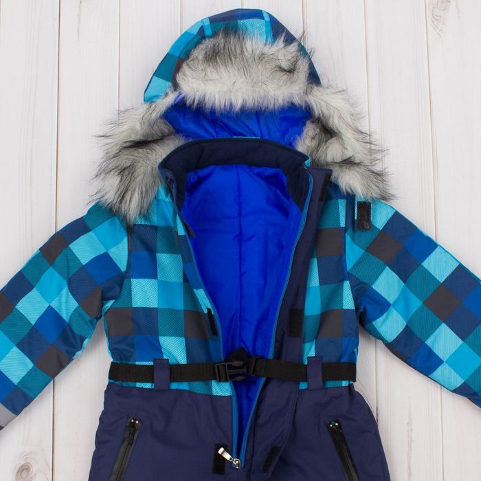 Комбинезон для мальчика "ТЕДДИ 2", рост 128 см, цвет синий/голубой/белый Д 316