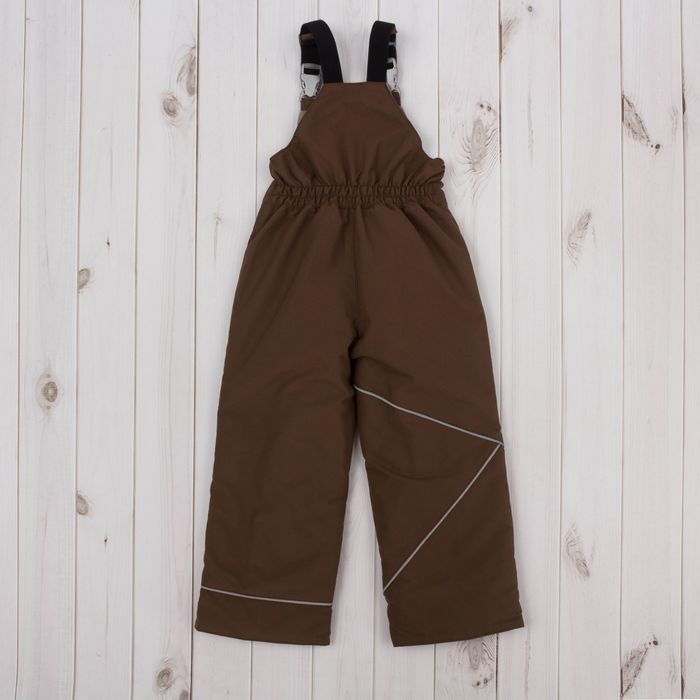 Полукомбинезон, рост 104 см, цвет коричневый Д 317