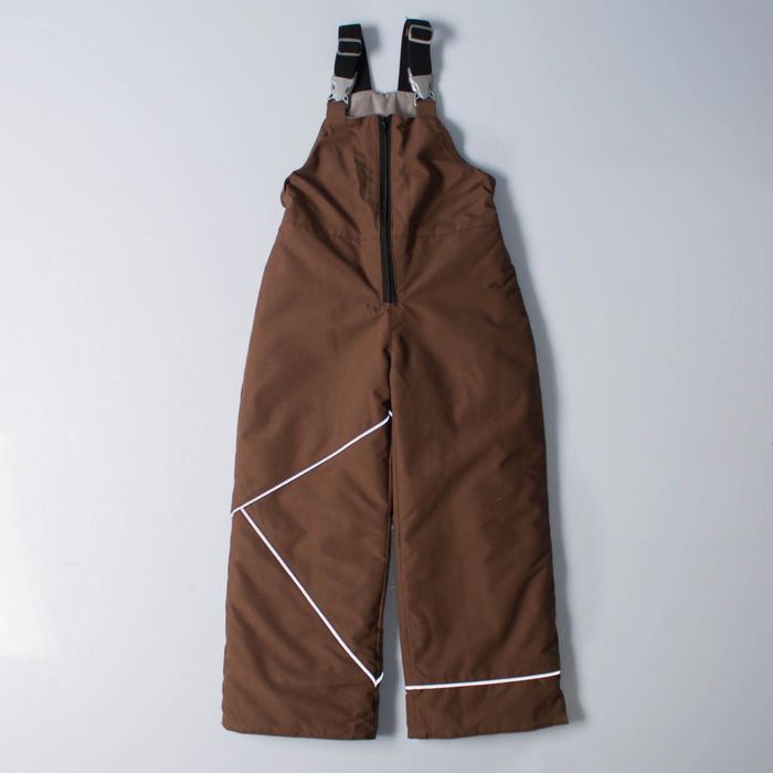 Полукомбинезон, рост 116 см, цвет коричневый Д 317