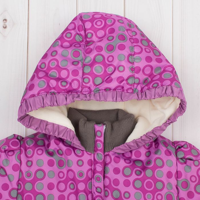 Костюм для девочки "Баска", рост 110 см, цвет сиреневый/серый ДЗ-0030