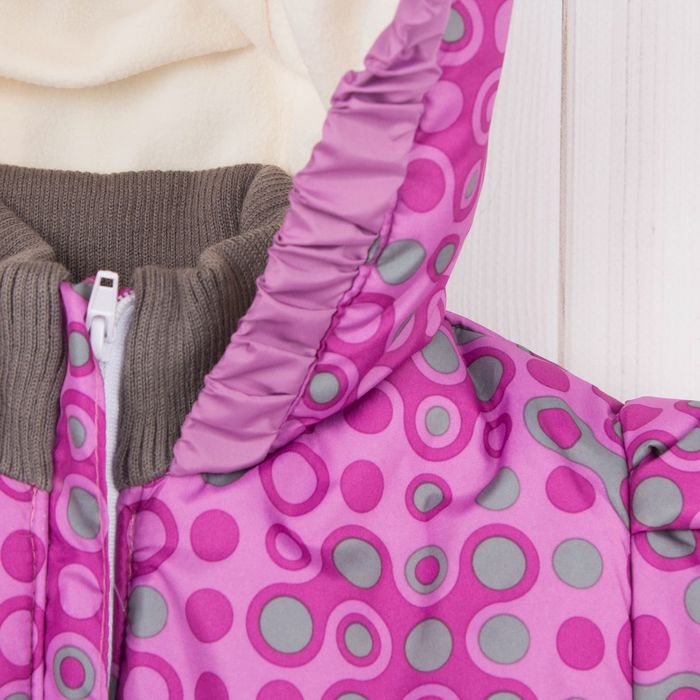 Костюм для девочки "Баска", рост 110 см, цвет сиреневый/серый ДЗ-0030