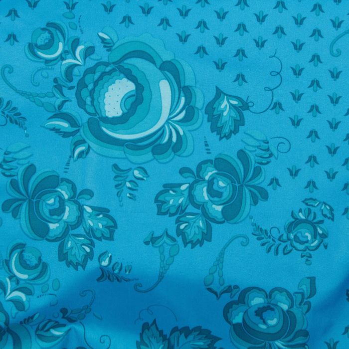 Пальто для девочки "Бабочка", рост 128 см, цвет голубой ДЗ-0032