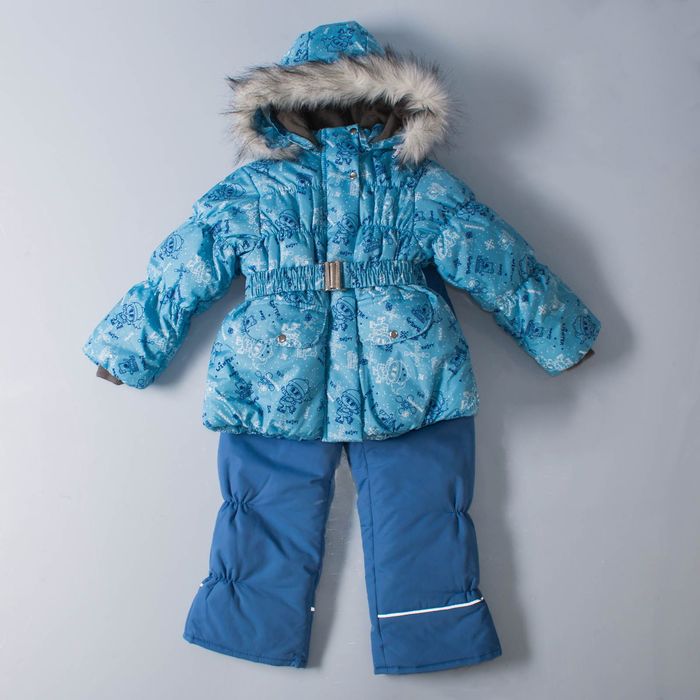 Костюм для девочки "Снежинка", рост 110 см, цвет голубой ДЗ-0036