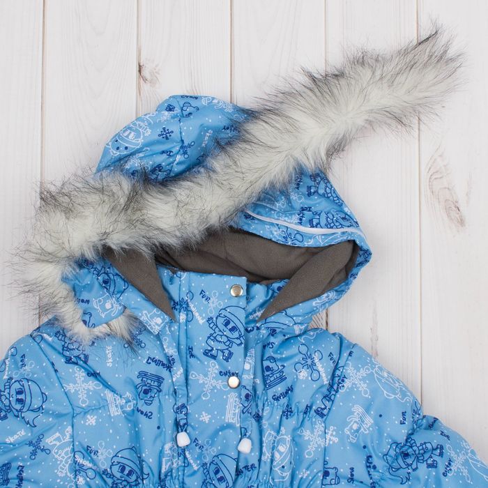 Костюм для девочки "Снежинка", рост 110 см, цвет голубой ДЗ-0036