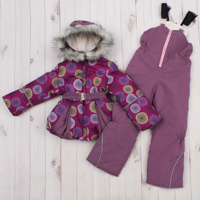 Костюм для девочки "Фиалка", рост 110 см, цвет фиолетовый/сиреневый ДЗ-0040