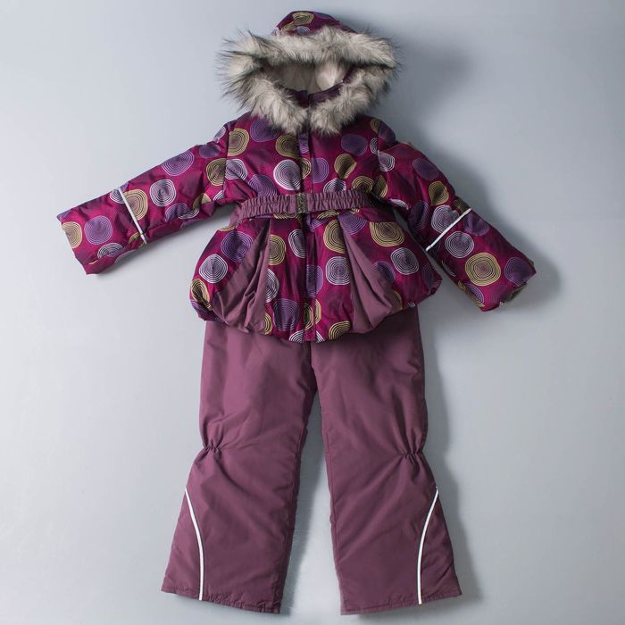 Костюм для девочки "Фиалка", рост 116 см, цвет фиолетовый/сиреневый ДЗ-0040