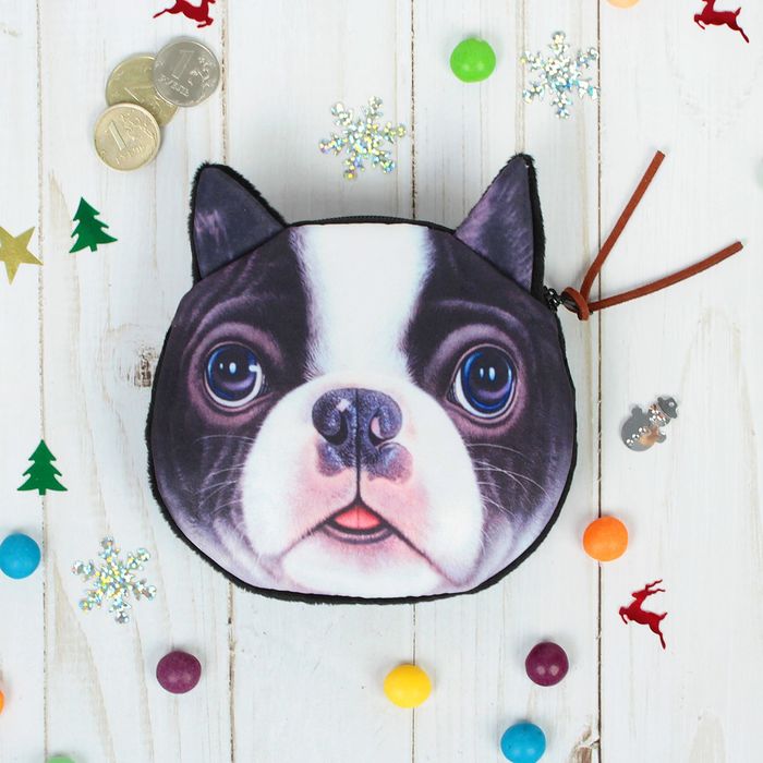 Мягкий кошелек "Собачка" большие глазки