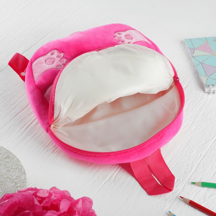 Мягкая игрушка-рюкзак "Рыжий котик"