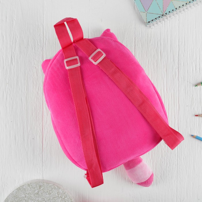 Мягкая игрушка-рюкзак "Рыжий котик"