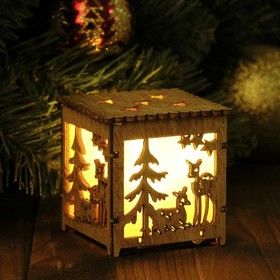 Декор с подсветкой «Зимний лес» от Сима-ленд