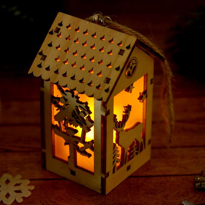 Декор с подсветкой "Чудеса в лесу"