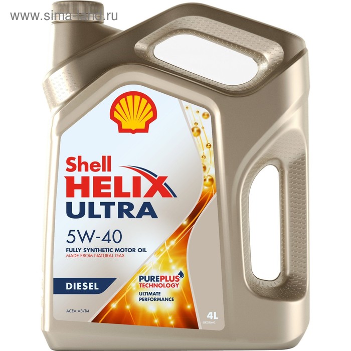 фото Масло моторное shell helix ultra diesel 5w-40, 550040558, 4 л