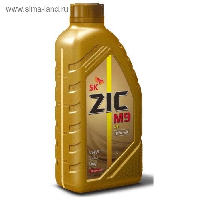Моторное масло ZIC Мото 4Т М9 10W-40, 1л