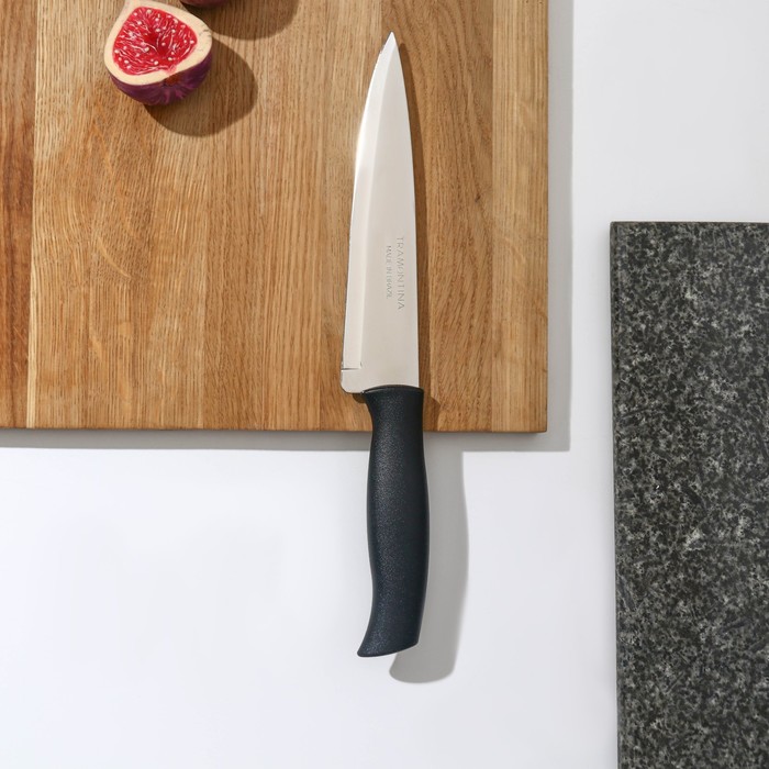 Нож кухонный Tramontina Athus для мяса, лезвие 17,5 см, сталь AISI 420 нож кухонный tramontina athus для мяса лезвие 20 см сталь aisi 420
