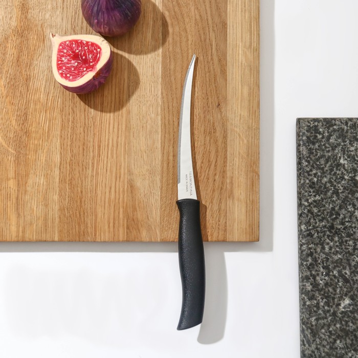 фото Нож кухонный tramontina athus для помидоров/цитрусовых, лезвие 12,5 см, сталь aisi 420