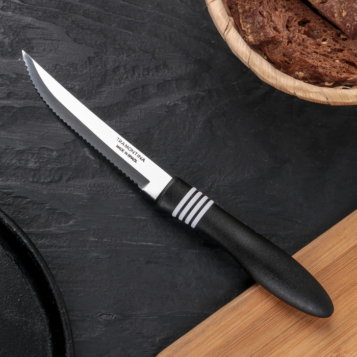 Нож для мяса 12,5 см, цвет черный