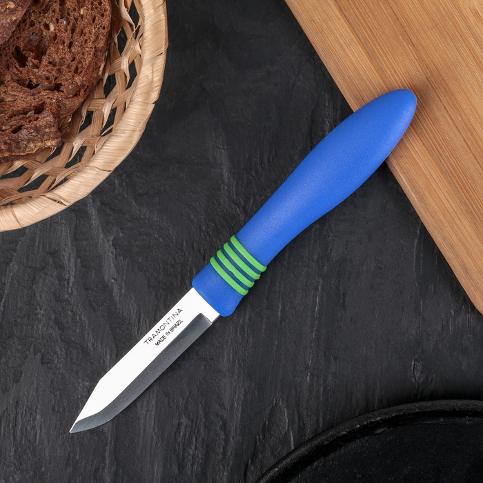 Нож для очистки овощей 7,5 см, цвет синий