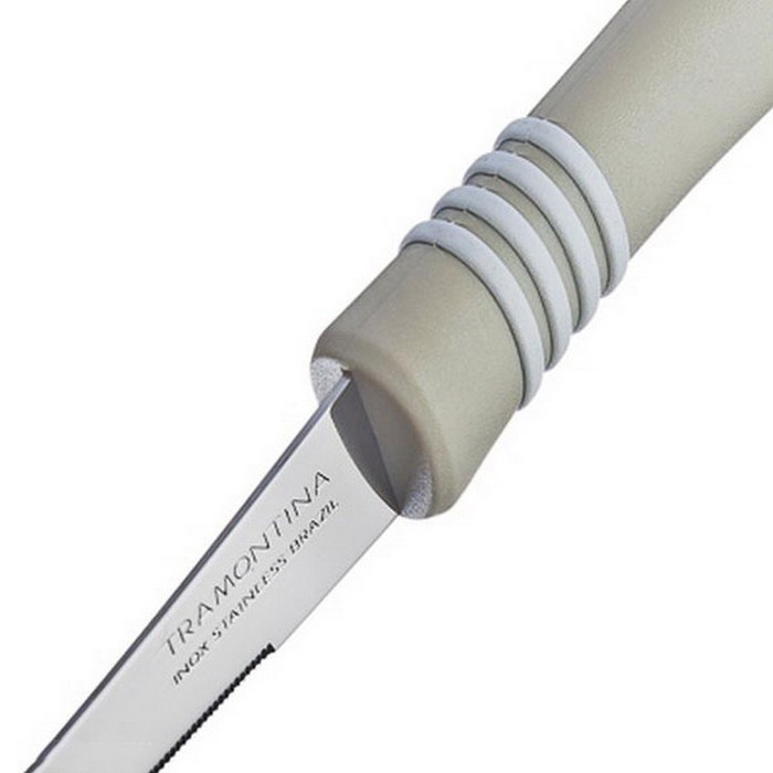 Нож для помидоров, цитрусовых 12,5 см, цвет серый