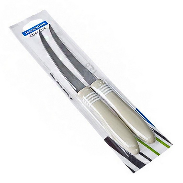 Нож для помидоров, цитрусовых 12,5 см, цвет серый