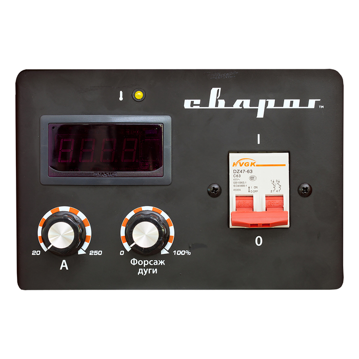 Инвертор сварочный "СВАРОГ" ARC 250 R112, 9.4 кВт, 225А, электрод 1.5-5 мм