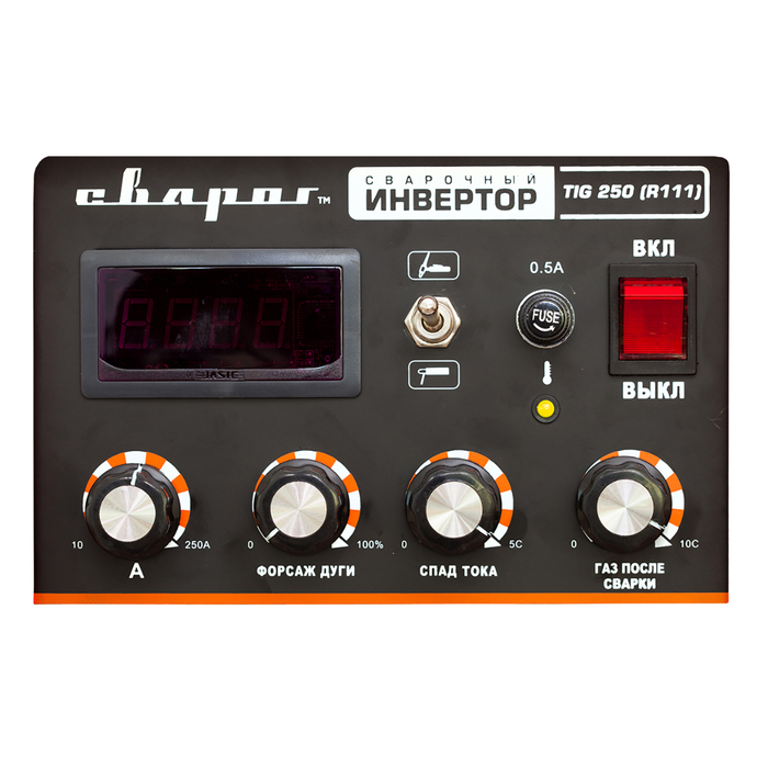 Инвертор сварочный "СВАРОГ" TIG 250 R111, 8 кВт, 250А, 220В