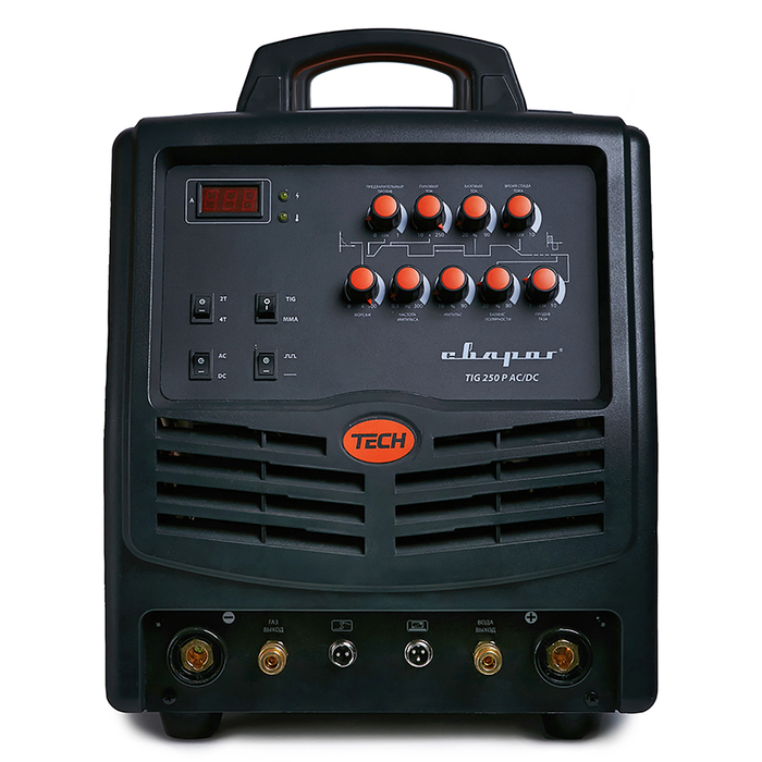 Инвертор сварочный "СВАРОГ" TIG 250 P AC/DC "TECH" E102, 9 кВт, 250А, 380В