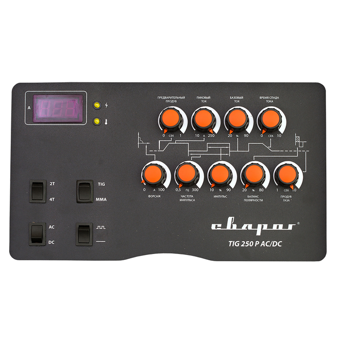 Инвертор сварочный "СВАРОГ" TIG 250 P AC/DC "TECH" E102, 9 кВт, 250А, 380В