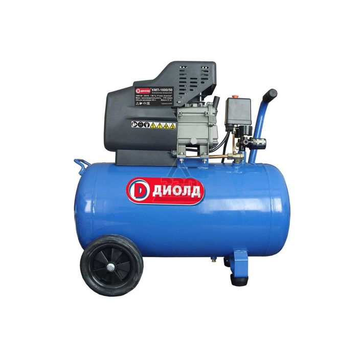Компрессор воздушный "ДИОЛД" КМП-1600/50, 1600Вт, 50 л, 210 л/мин, 8 атм