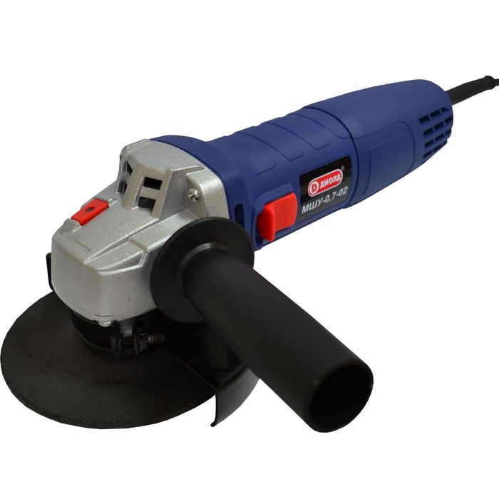 Угловая шлифмашина "ДИОЛД" МШУ-0,7-02, 700 Вт, 11000 об/мин, диаметр круга 125 мм