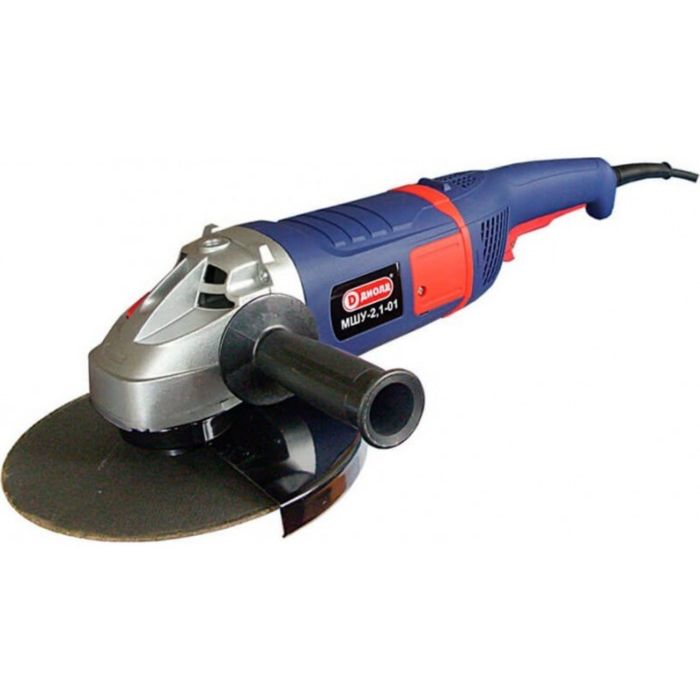 Угловая шлифмашина "ДИОЛД" МШУ-2,1-01, 2100 Вт, 6500 об/мин, диаметр круга 230 мм