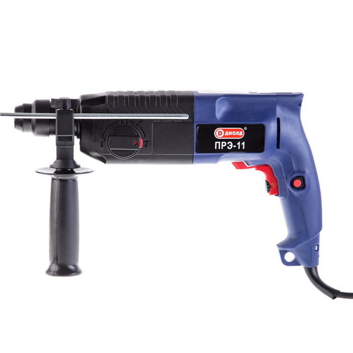 Перфоратор "ДИОЛД" ПРЭ-11, 800 Вт, 1100 об/мин, 4500 уд/мин, SDS+, 3,2 Дж