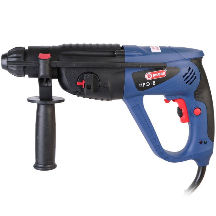 Перфоратор "ДИОЛД" ПРЭ - 8, 1100 Вт, 1000 об/мин, 5200 уд/мин, SDS+, 3,5 Дж