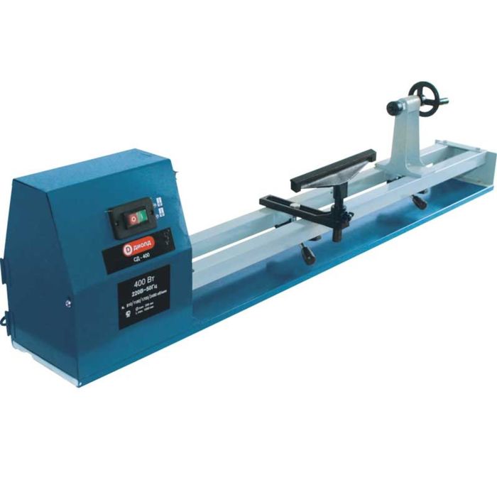 Станок токарный "ДИОЛД" СТД-400, 1000мм, 400Вт, 2480 об/мин, диаметр заготовки 350 мм