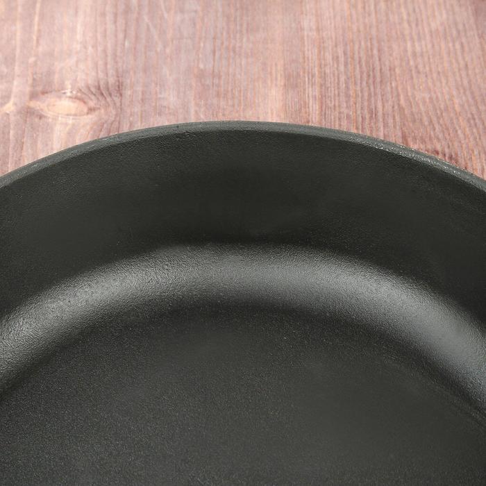 Сковорода чугунная "Оптима", BRIZOLL, 26 х 6 см, ручка