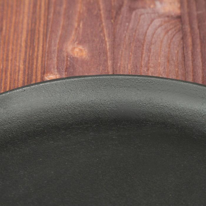 Сковорода чугунная блинная "Оптима", BRIZOLL, 24 х 1,5 см, ручка