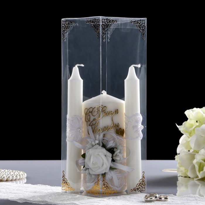 Семейный очаг "Кольца", элит, в коробке, белый