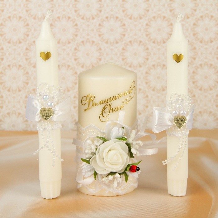 Семейный очаг "Кольца", элит, в коробке, белый