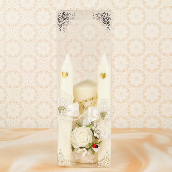 Семейный очаг "Кольца", элит, в коробке, белый