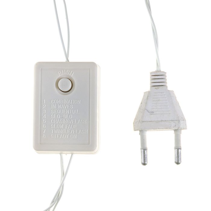 БАХРОМА, Ш:2,3м, В:0,25, "Сердечки" 12 фигур Н.Б. 120 ламп,к. 8 р, МУЛЬТИ