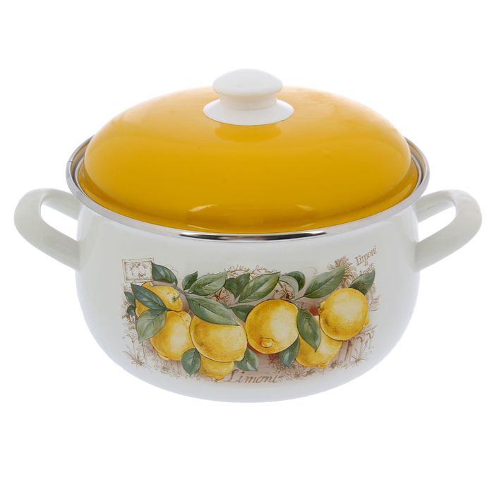 Кастрюля 5,1 л "Лимоны"