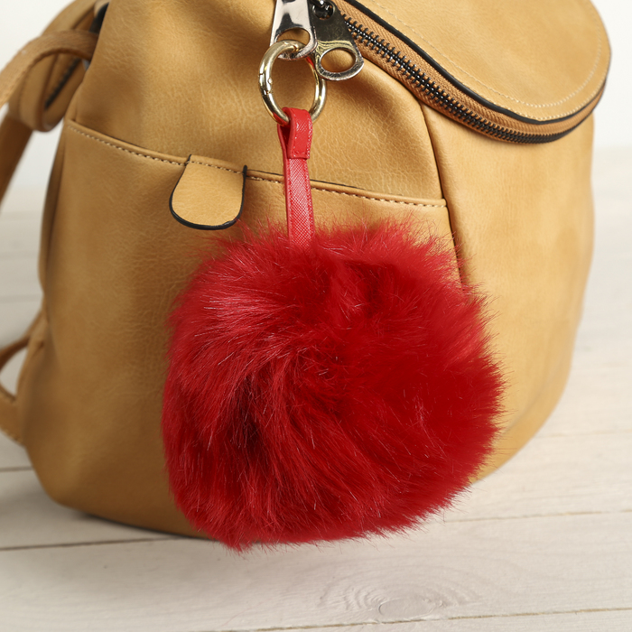 Пушистик на кольце "Шарик" МИКС 14х14 см